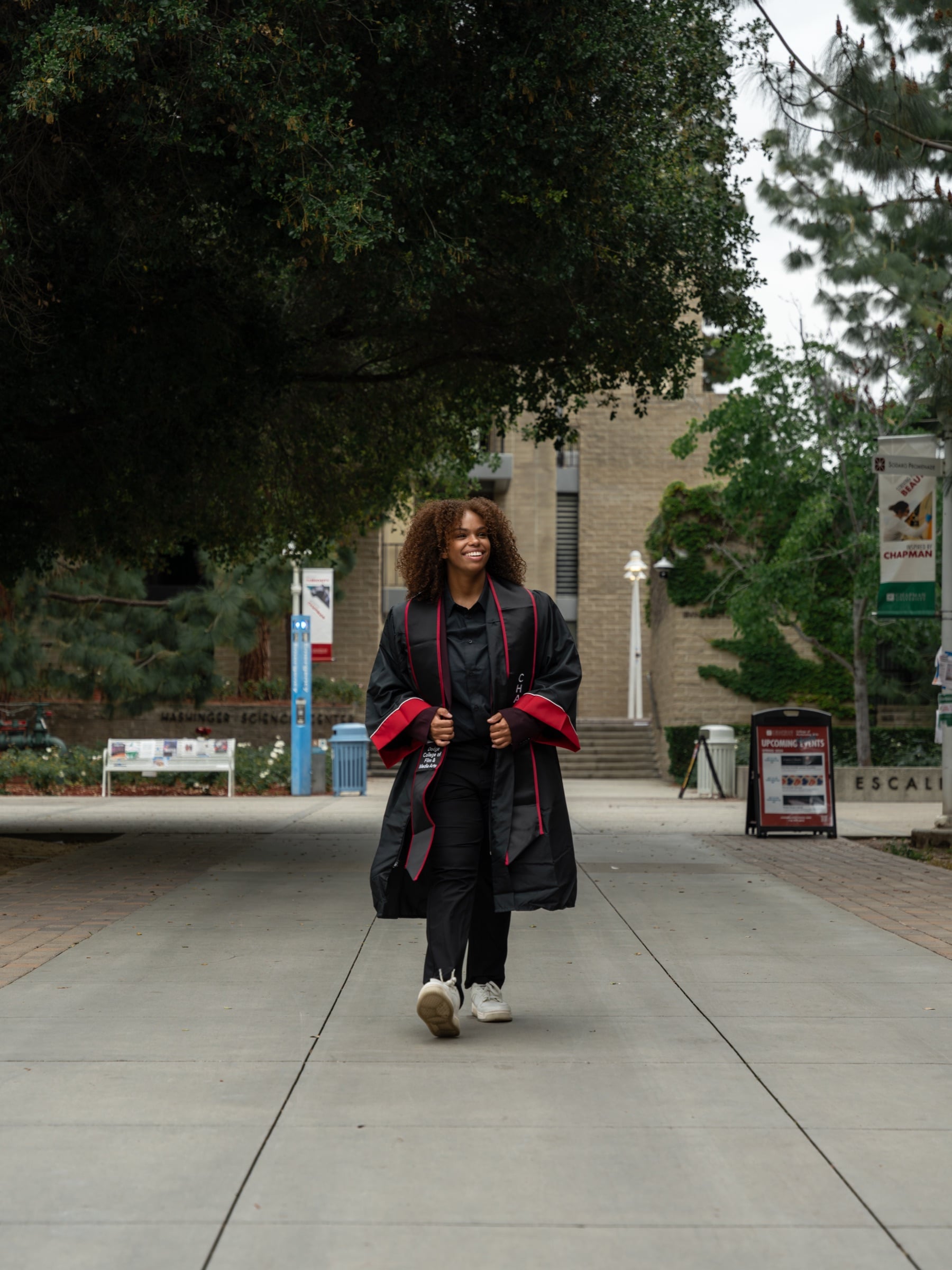 Graduation portrait in cap and gown (12)